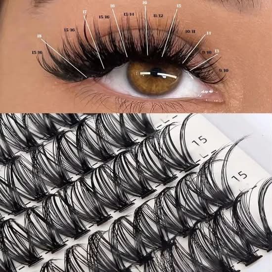 DIY%20Clusters%20Lash%20Kit%20Full%20Set%205-16mm%20Mix%20Bond&Seal%20Tweezers%20Lash%20for%20Self%20Application%20Makeup%20Individual%20Eyelash%20Extensions%20new%20-%20Image%204