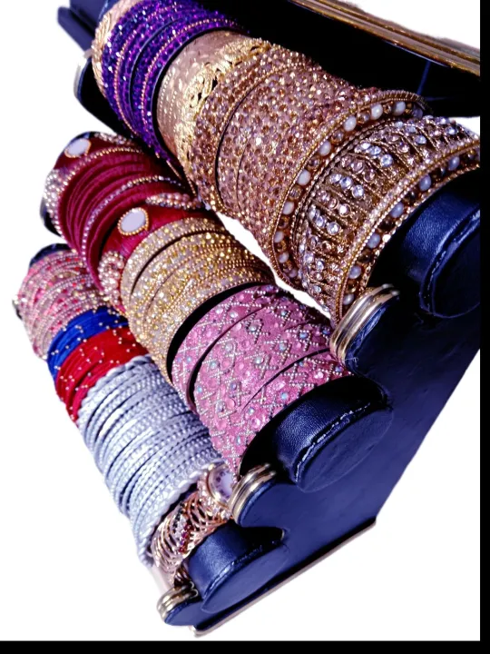 Wooden%20bracelet%20holder%20Bangle%20Organizer%20for%20Women%203%20step%20bangle%20Bracelet%20Display%20Stand%20Holder%20with%20golden%20border.%20%E0%A6%9A%E0%A7%81%E0%A7%9C%E0%A6%BF%E0%A6%B0%20%E0%A6%86%E0%A6%B2%E0%A6%A8%E0%A6%BE%20-%20Image%205