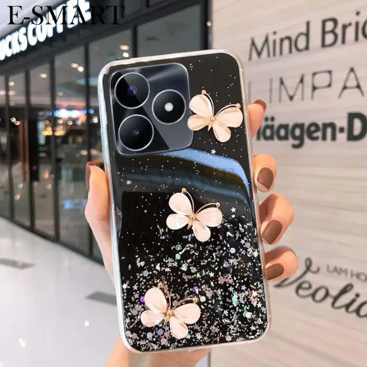 New%20Phone%20Case%20For%20Realme%20Narzo%20N53%20Cover%20Sparkling%20Star%20Moon%20Soft%20Silicone%20Transparent%20Butterfly%20Pattern%20Anti%20Drop%20For%20Realme%20Narzo%20N53%20Case%20-%20Image%204