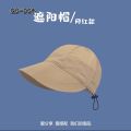 Zhao Lusi Same Style Sun Protection Hat Women's Summer Korean-Style UV-Proof Sun Hat Thin Quick-Drying Bucket Hat. 