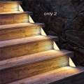2Pcs Outdoor Step Lights LED Waterproof Stair Lights High Brightness Deck Lights Multipurpose Step Lights for Gardens. 