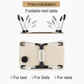 Computer Laptop Desk Small Foldable Multi-Function Bed Desk Simple Dormitory Lazy Table Bed with Laptop Table. 