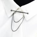 Delicate Elegant Non-injury Clothing Cross Pendent Multi-color Prevent Exposure Alloy Women Collar Bar Men Collar Clip Tie Clip Neckwear Accessories.