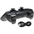 Black USB Wired Controller for PS3 Joystick Game Controller Joypad for PS3 Dual Vibration USB Gamepad for PS3 Games Console. 
