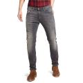 Grey Denim Jeans Stich Pant For Men.