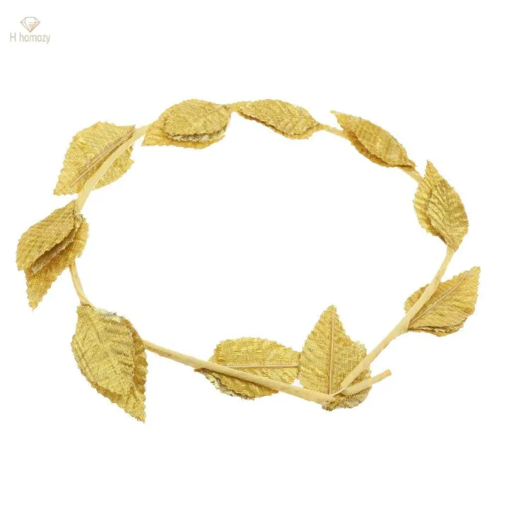 10pcs%20Gold%20Leaf%20Roman%20Greek%20Goddess%20Laurel%20Wreath%20Fancy%20Dress%20Party%20Headband%20-%20Image%205