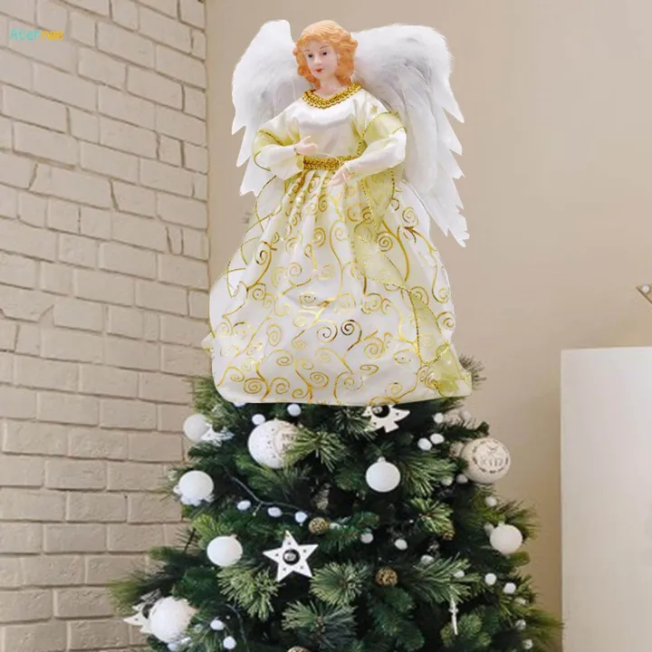 Treetop%2012"%20Angel%20Figurine%20Christmas%20Ornament%20Lighted%20Christmas%20for%20Cafe%20-%20Image%205