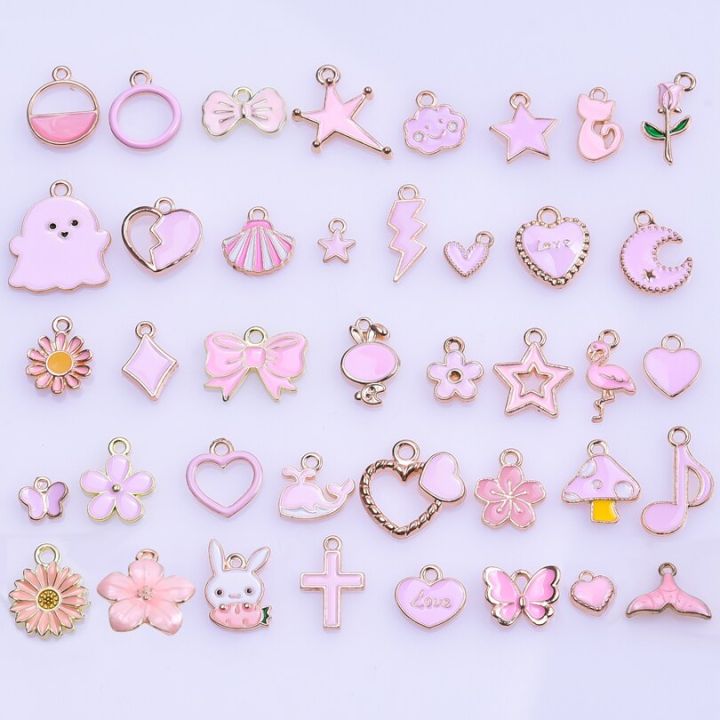 30pcs/Lot%20Multistyle%20Drop%20Oil%20Colorful%20Enamel%20Charms%20For%20Jewelry%20Making%20Pendants%20KC%20Gold%20Color%20Metal%20Heart%20Butterfly%20Accessories%20-%20Image%207