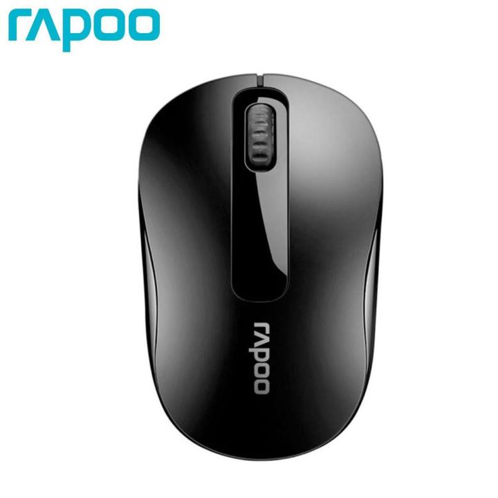 RAPOO M10 Plus 2.4GHz 1000 DPI Optical Wireless Mouse - Black