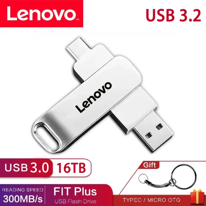 Lenovo 16TB 64TB USB Pen Drive 8TB 4TB High Speed Transfer