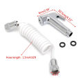Handheld Shower Head Douche Toilet Bidet Spray Wash Jet Shattaf with Spring Hose. 