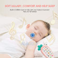 HelloKimi Baby Cell Phone Toy for Learning and Play Early Education Telephone with Silicone Cover Music Lights for 0-1 Year Old Kids with lanyard.