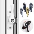 New Aluminum Alloy Window Safety Lock Double-sided Hardware Window Lock Buckle Multifunctional Anti Wear Sliding Door Lock Door and Window. 