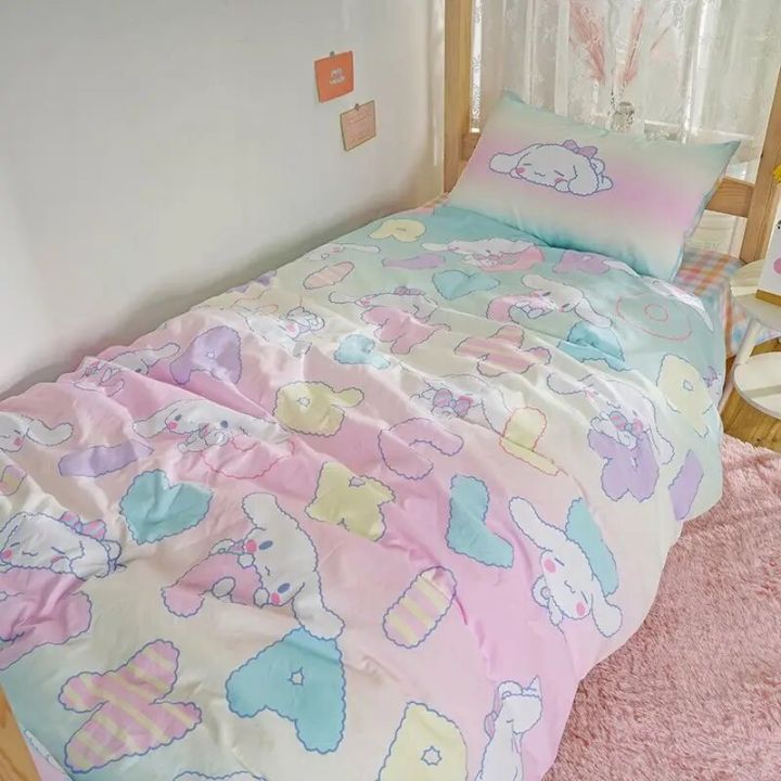Sanrio Cinnamoroll Bedding Set Cartoon Four Piece Bedding