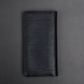 Zays Premium Genuine Leather Long Wallet for Men & Women | Elegant Design, Spacious Card & Mobile Slots | Durable Full-Grain Leather Chocolate.