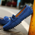 【selevn roind】 Size 38-49 Luxury Men Loafers Soft Moccasins Summer Shoes Man High Quality Mens Shoes Casual Suede Genuine Leather Driving Flats. 