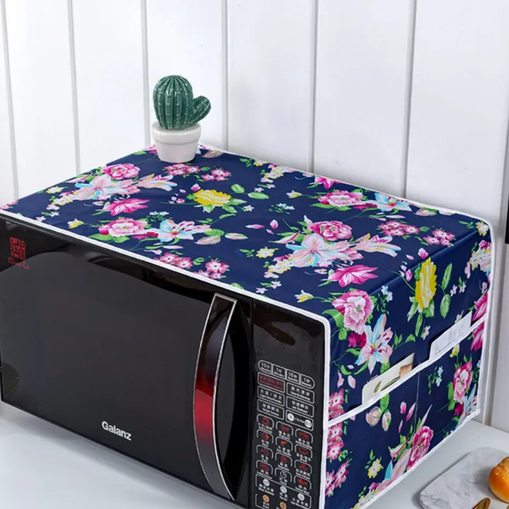 Oven Cover Dustproof Microwave Covers - Protect Your Oven Or Microwave From Dust And Dirt With These Beautiful Multicolor Printed Oven Covers - Designed To Fit Ovens Up To 30 Liters