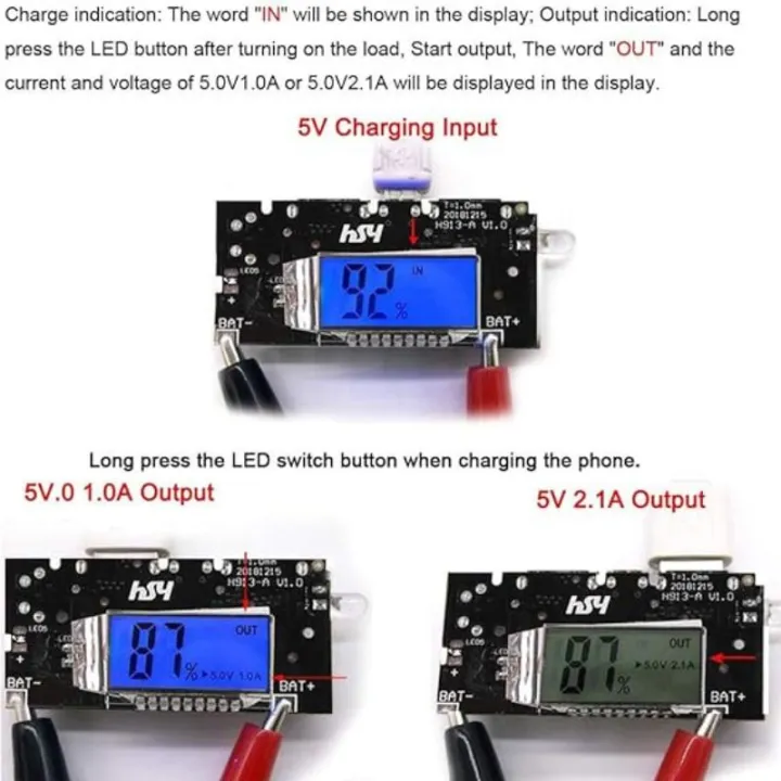 Power%20Bank%20Circuit%20With%20LCD%20Display%20-%20Input%20DC%205V%202A%20Micro%20USB%20Socket%20-%20Output%20DC%205V%202.1A%201A%20Dual%20USB%20-%20Equipped%20with%20Flash%20Light%20&%20BMS%20Protection%20-%20Image%204