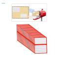 to from Return Address Mailing Labels, Mailing Labels Stickers Universal Blank Mail Shipping Label for School Office 50 Sheets. 