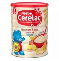 Baby food International product Nestlé Cerelac Mixed fruits & Wheat fruits ble from 7 - 36 Months - 400 g. 