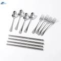 Stainless Steel Plates and Bowls Camping Utensils for Outdoor Use Barbecue.