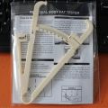 1 Pc Personal Body Fat Caliper Skin Analyzer Measure Keep Health Tester White. 