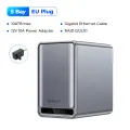 ORICO MetaCube Pro 3.5" Enterprise Storage 5 Bay NAS with Multi-account Usage Double Encryption Data Sharing for 7x24 Hours Work. 