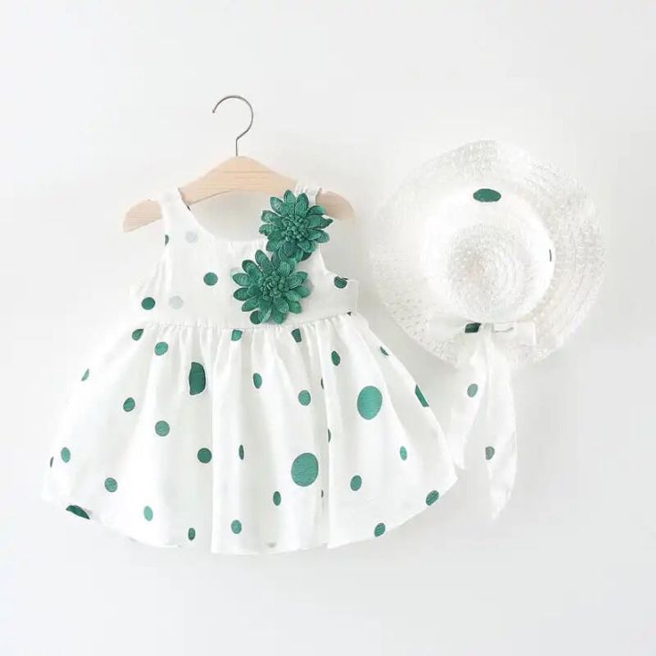 2022%20Summer%20Newborn%20Baby%20Clothes%20Baby%20Girl%20Clothes%20Cute%20Print%20Sleeveless%20Cotton%20Beach%20Dress%20+%20Sun%20Hat%20Princess%20Dresses%20-%20Image%206
