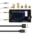 NanoVNA-F Portable Handheld Vector Network Analyzer SWR Meter 50KHz-1000MHz 4.3 Inch IPS TFT Digital Display Touching Screen Shortwave MF HF VHF Antenna Analyzer.