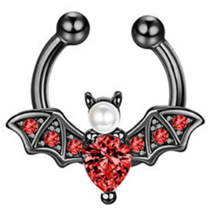 1PCS%20Crystal%20Nose%20Ring%20Septum%20Jewelry%20Non%20Piercing%20Bat%20Nose%20Ring%20Septum%20Cuff%20Earring%20Rook%20Faux%20Nose%20Piercing%20Clip%20On%20-%20Image%203