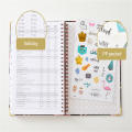 Compact Daily Planner Personal Appointment Journal Work Notepad Daily Planner A5 Notebook Portable Schedule Book. 