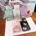 New Phone Case For Realme Note 50 4G Cover Sparkling Star Moon Soft Silicone Transparent Butterfly Pattern Anti Drop For Realme Note50 4G Case.