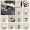 Hole Cabinet Door Pull Handles Colorful  Drawer Knobs. 