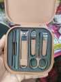 7 in 1 Nail Clippers Set, 7pcs Manicure & Pedicure Tools, Stainless Steel Nail Cutter Kit for men and women with Protective Case, Travel Grooming Kit for Facial, Cuticle and Nail Care. 