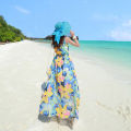 Beach Dress Women's Thailand Phuket Beach Vacation Bohemian Dress Chiffon Slim Fit Suspender Dress Summer.