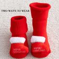 Kids Children's Socks for Girls Boys Non-slip Print Cotton Toddler Baby Christmas Socks for Newborns Infant Short Socks Clothing.