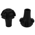 Four Pack of Extra Durable Rubber Replacement Tips (Replacement Feet/Paws / Ferrules/Caps) for Trekking Poles - Fits All Standard Hiking and Nordic Walking Poles. 