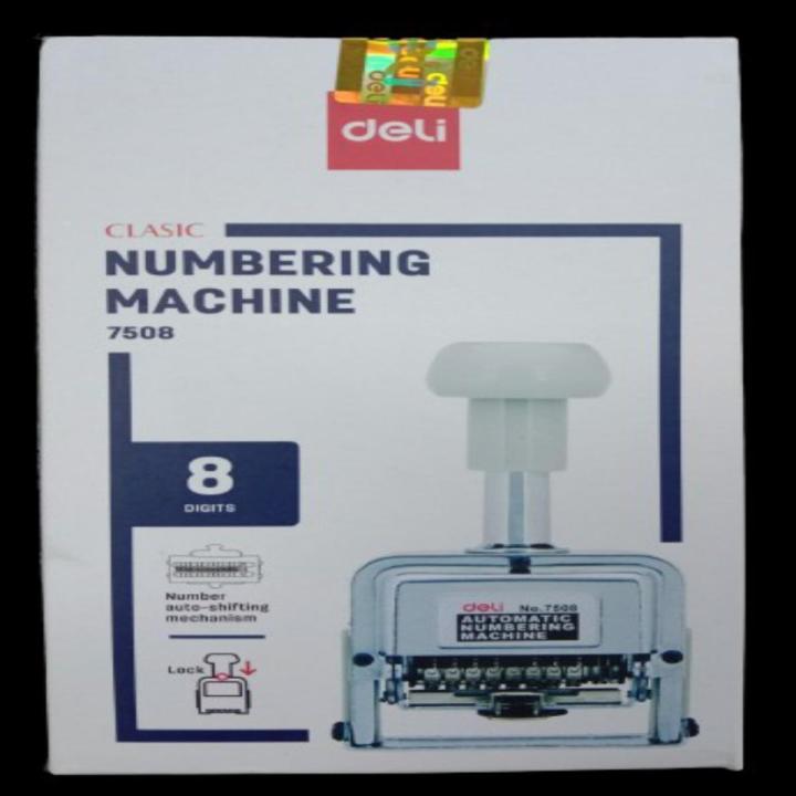 Deli Clasic 8 Digit Numbering Machine