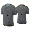 2021 fashion casual short sleeve three-dimensional Whirlpool men's T shirt 3D printing T shirt summer V-neck daily funny t shirt.