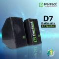 Perfect D7 Multimedia 2.0 Computer Speaker. 