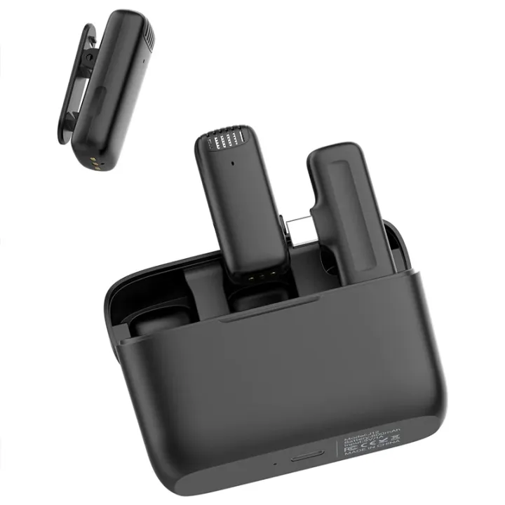Ulanzi J12 Dual Wireless Microphone for Android with Charging Case for Type-C Mobile