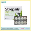 Strepsils Citrus Lemon Sugar Free 16 pcs. 