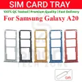 Samsung Galaxy A20 Sim Tray Micro SD Card Slot with Sim Ejector Pin Replacement Part.