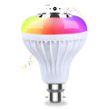 Smart Led Remote Control Bluetooth Speaker Music Bulb - AC 220V - Speaker.