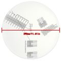 Calibration Plate , Anti-Sliding LP Vinyl Record Pickup Calibration Plate Distance Gauge Protractor Adjustment Tool Ruler for Turntable. 
