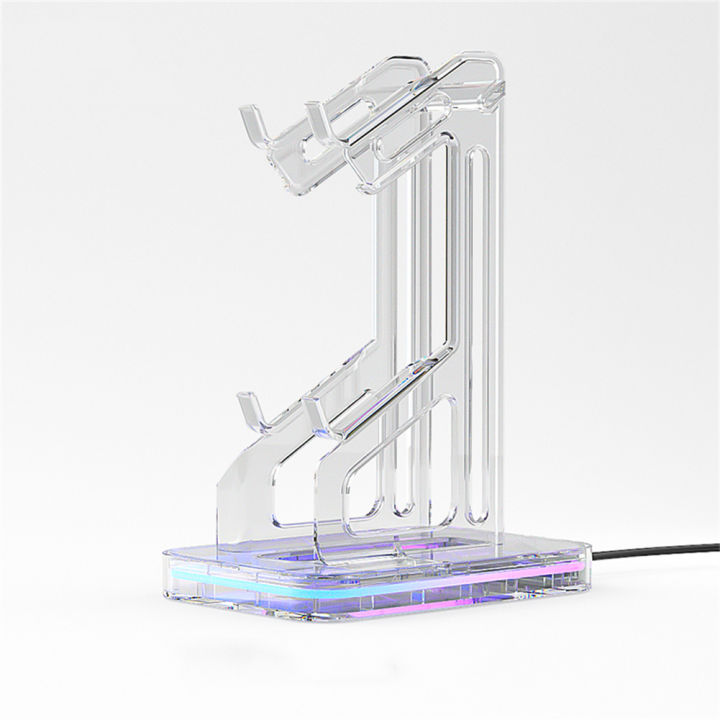 Baoer%20RGB%20Gaming%20Controller%20Holder%20Compatible%20For%20Switch%20Pro/Ps5/Ps4/Ps2/Ps3/XboxSeries%20Universal%20Controller%20Stand%20Accessories%20For%20Desk%20Gamers%20-%20Image%206
