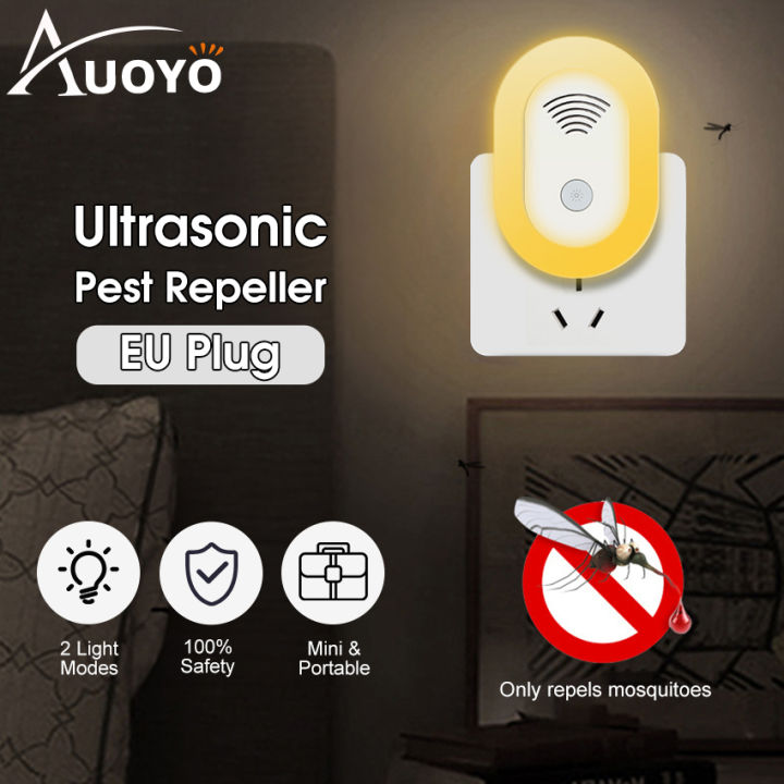 Auoyo Electric Ultrasonic Pest Repeller Control Mosquito Repellen