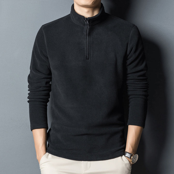 Zipper Long Sleeve Stand Collar Shift Sweatshirt 2023 New