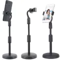 Desktop Mobile Phone Holder Stand 360 Rotate For Facebook Live,Tiktok Streaming Shoot Video Youtube - Mobile Stand - Mobile Stand. 