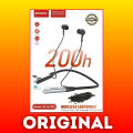 Recrsi Wireless Neckband Bluetooth Earphone RE-NY060 Charge Backup 200 Hours Backup. 